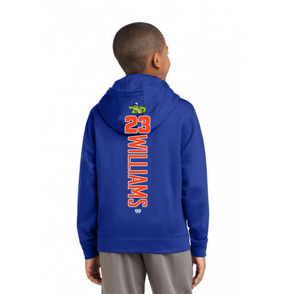 Sport-Tek Youth Sport-Wick Fleece Hooded Pullover YST244 - Palatka TailGators Baseball