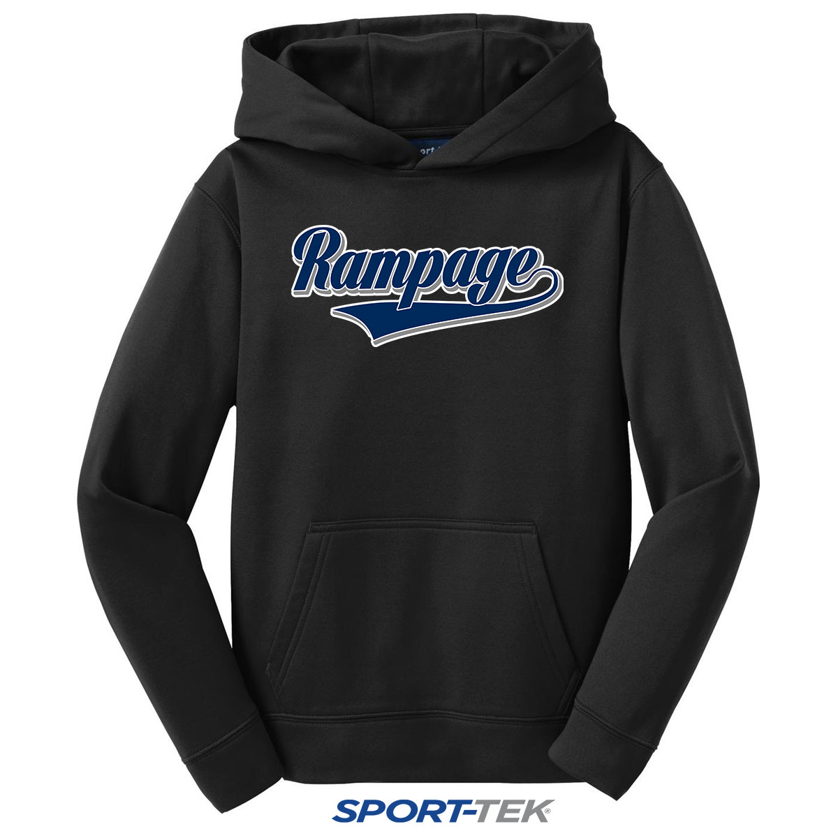 Sport-Tek Youth Sport-Wick Fleece Hooded Pullover - Mississippi Rampage