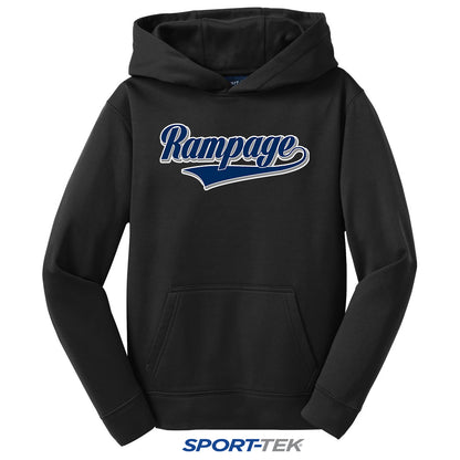 Sport-Tek Youth Sport-Wick Fleece Hooded Pullover - Mississippi Rampage