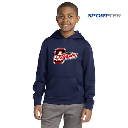 Sport-Tek Youth Sport-Wick Fleece Hooded Pullover - Oviedo Extreme Softball