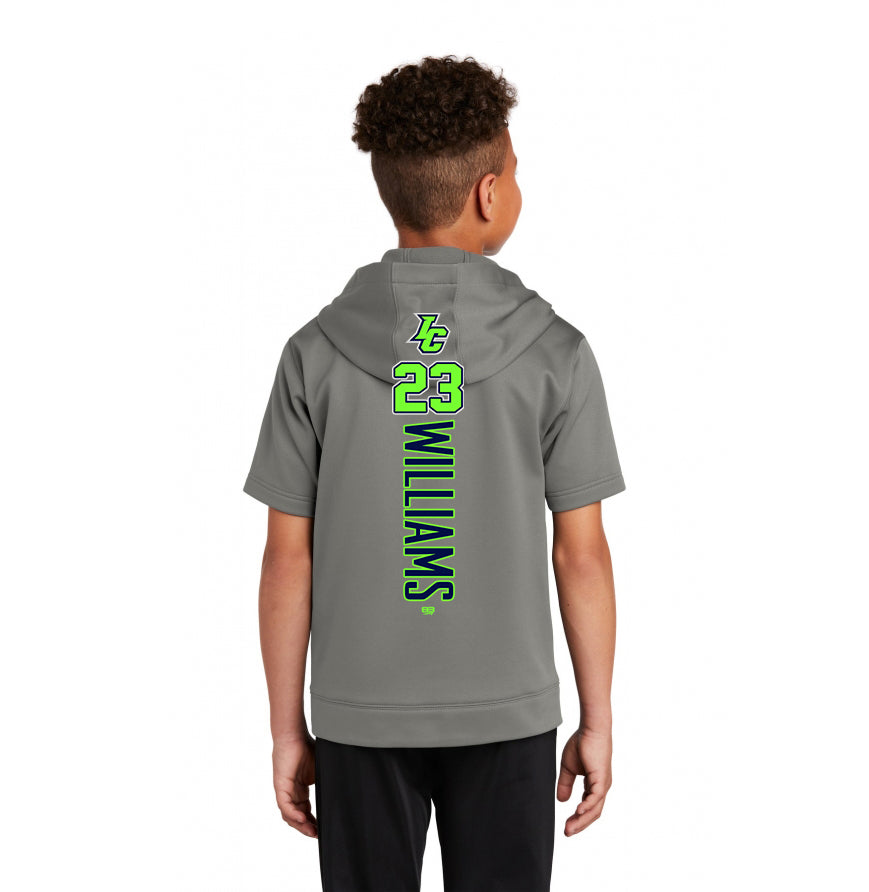 Sport-Tek Youth Sport-Wick Fleece Short Sleeve Hooded Pullover YST251 - Indy Clutch Baseball