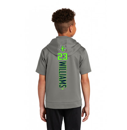 Sport-Tek Youth Sport-Wick Fleece Short Sleeve Hooded Pullover YST251 - Indy Clutch Baseball