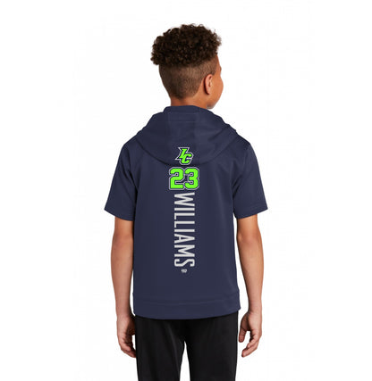 Sport-Tek Youth Sport-Wick Fleece Short Sleeve Hooded Pullover YST251 - Indy Clutch Baseball