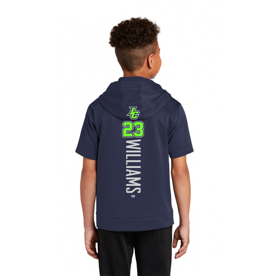 Sport-Tek Youth Sport-Wick Fleece Short Sleeve Hooded Pullover YST251 - Indy Clutch Baseball