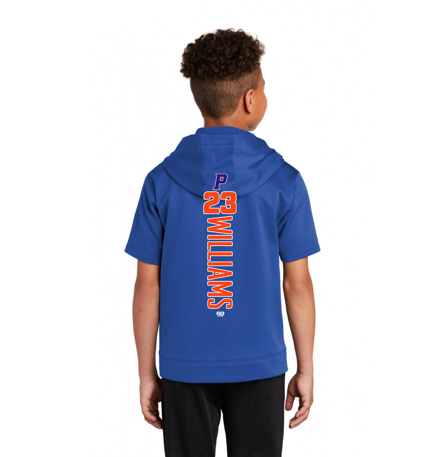 Sport-Tek Youth Sport-Wick Fleece Short Sleeve Hooded Pullover YST251 - Palatka TailGators Baseball
