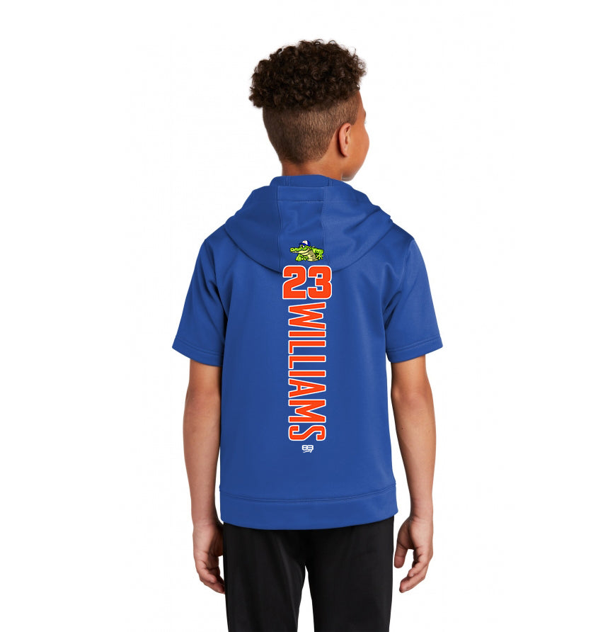 Sport-Tek Youth Sport-Wick Fleece Short Sleeve Hooded Pullover YST251 - Palatka TailGators Baseball