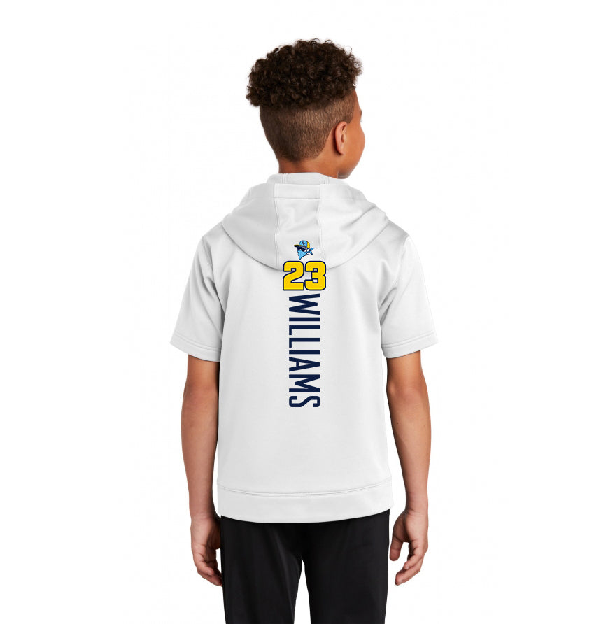Sport-Tek Youth Sport-Wick Fleece Short Sleeve Hooded Pullover YST251 - Bold City Bandits Baseball