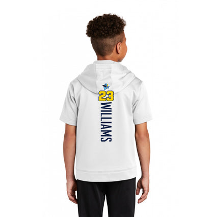 Sport-Tek Youth Sport-Wick Fleece Short Sleeve Hooded Pullover YST251 - Bold City Bandits Baseball