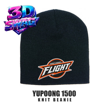FCF Flight Baseball - Yupoong 1500 Adult Knit Beanie