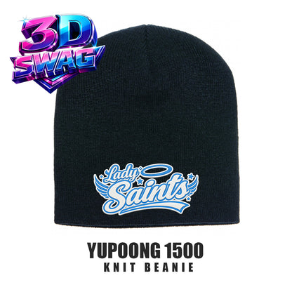 Lady Saints Softball - Yupoong 1500 Adult Knit Beanie