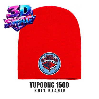 Pasco Stingers Baseball - Yupoong 1500 Adult Knit Beanie
