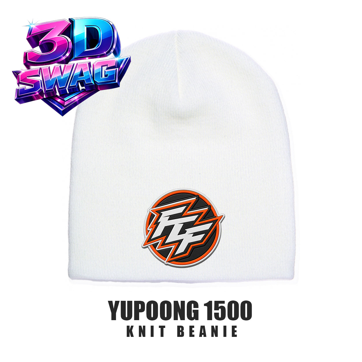 FCF Flight Baseball - Yupoong 1500 Adult Knit Beanie