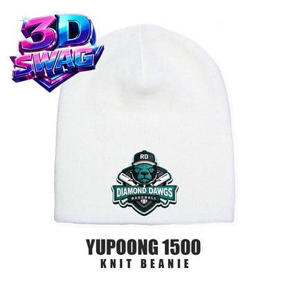 DIAMOND DAWGS - Yupoong 1500 Adult Knit Beanie