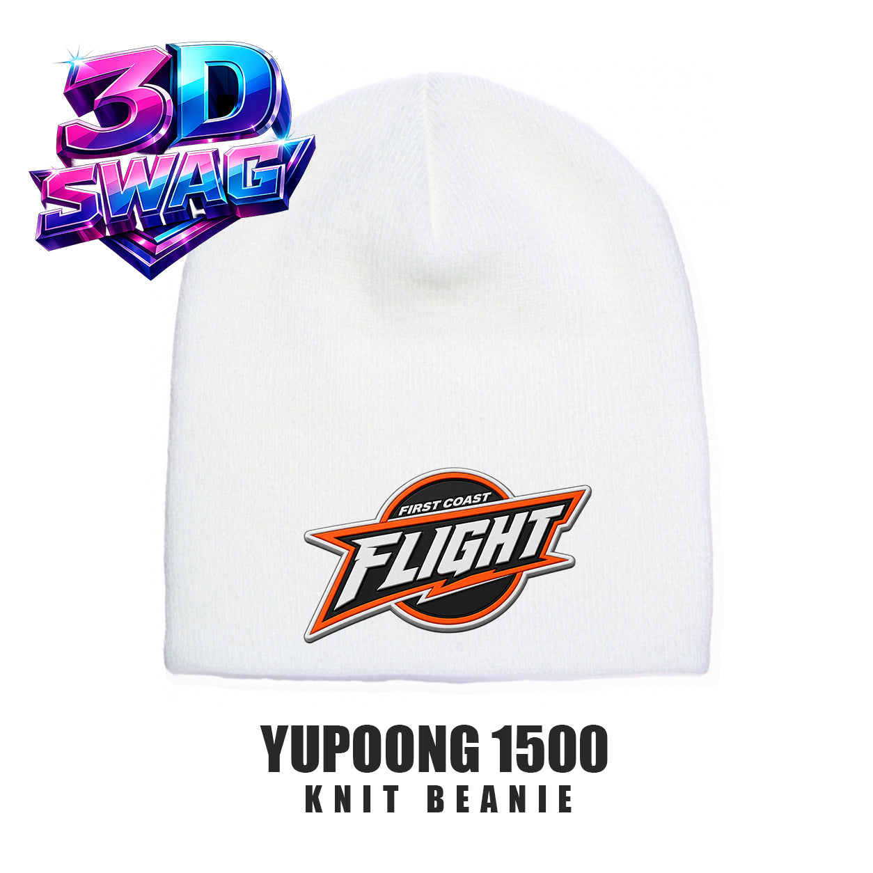 FCF Flight Baseball - Yupoong 1500 Adult Knit Beanie