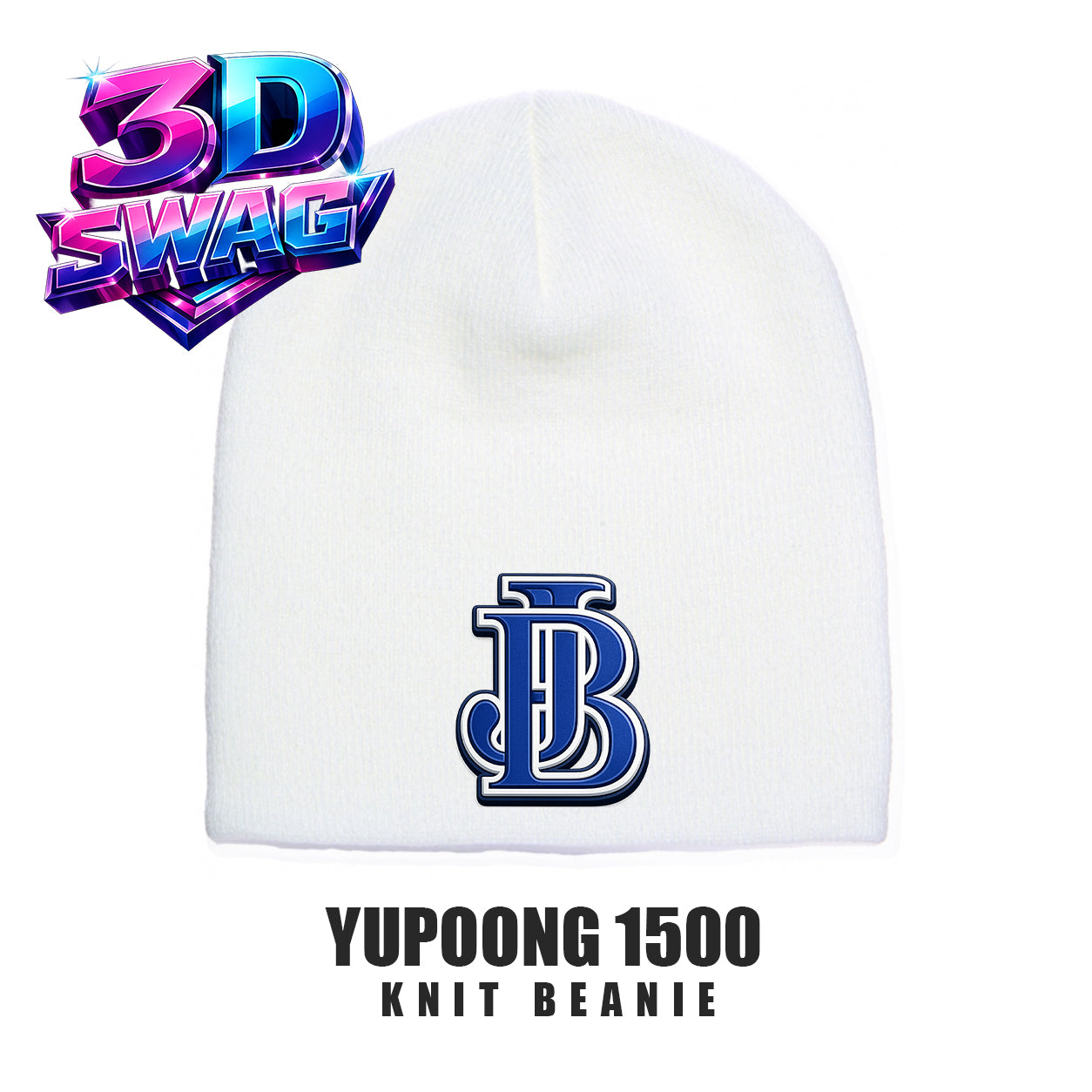 Jax Beach Baseball - Yupoong 1500 Adult Knit Beanie