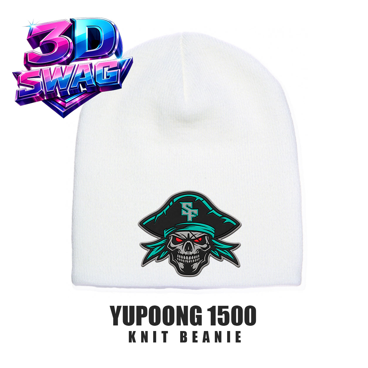 South Florida Pirates - Yupoong 1500 Adult Knit Beanie