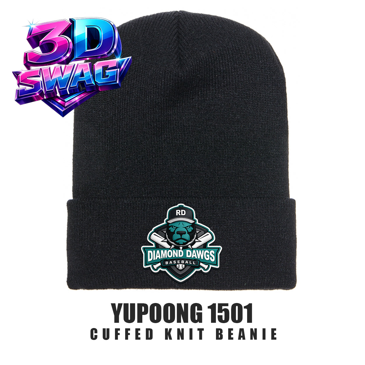DIAMOND DAWGS - Yupoong 1501 Cuffed Knit Beanie
