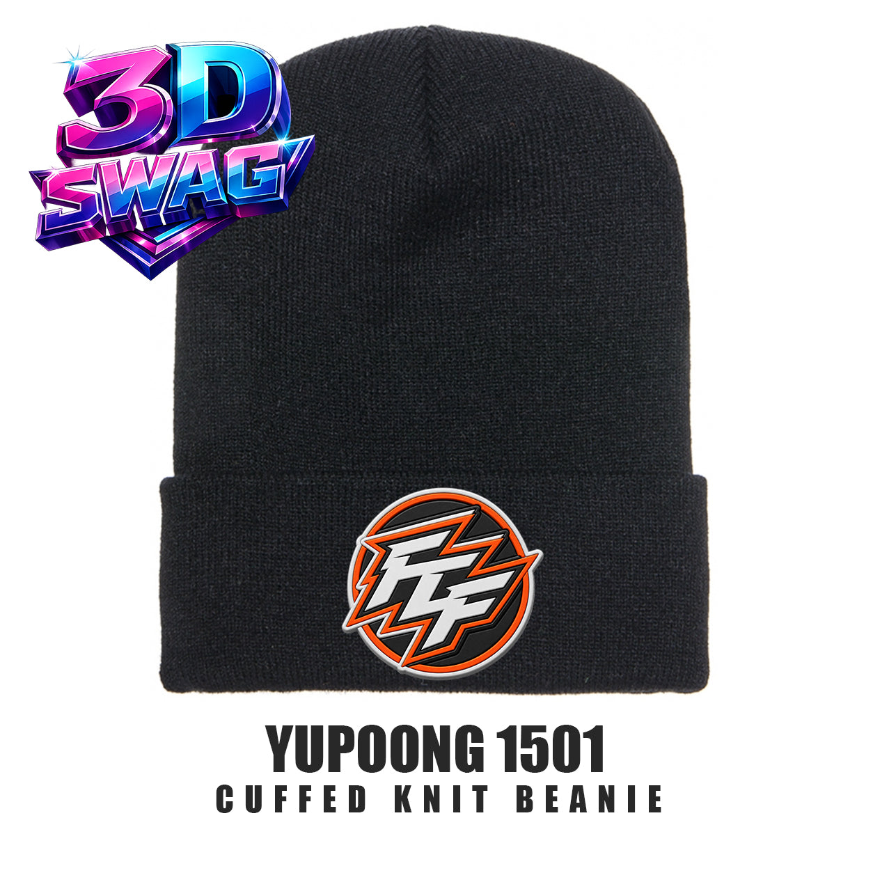 FCF Flight Baseball - Yupoong 1501 Cuffed Knit Beanie