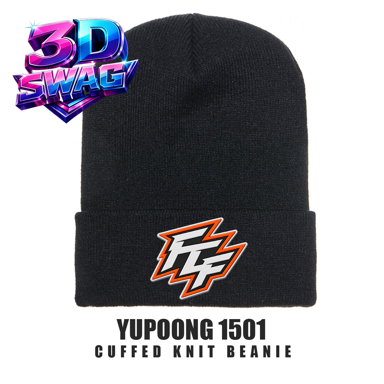 FCF Flight Baseball - Yupoong 1501 Cuffed Knit Beanie