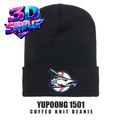 Jax Beach Baseball - Yupoong 1501 Cuffed Knit Beanie