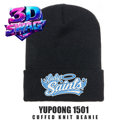 Lady Saints Softball - Yupoong 1501 Cuffed Knit Beanie