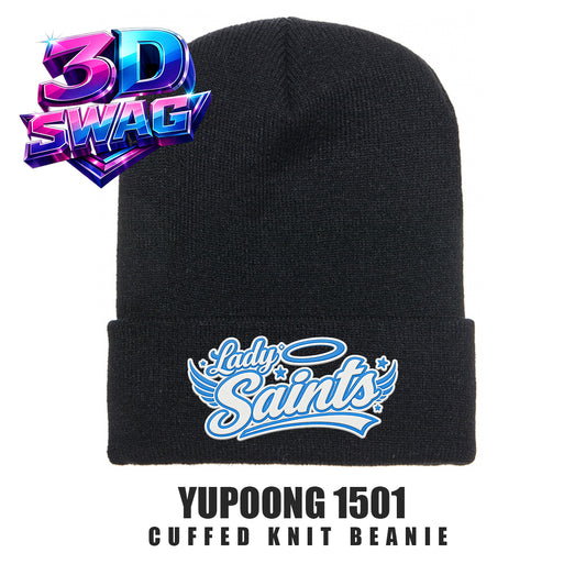 Lady Saints Softball - Yupoong 1501 Cuffed Knit Beanie