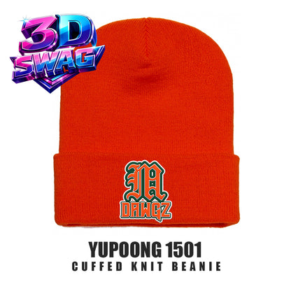 Miami Metro Dawgz - Yupoong 1501 Cuffed Knit Beanie