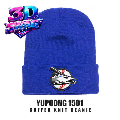 Jax Beach Baseball - Yupoong 1501 Cuffed Knit Beanie