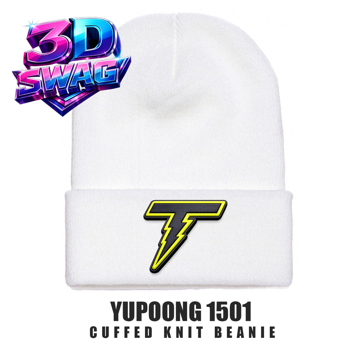 THUNDER - Yupoong 1501 Cuffed Knit Beanie