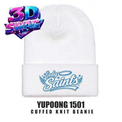 Lady Saints Softball - Yupoong 1501 Cuffed Knit Beanie