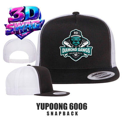 DIAMOND DAWGS - Yupoong 6006 Adult 5-Panel Classic Trucker Cap