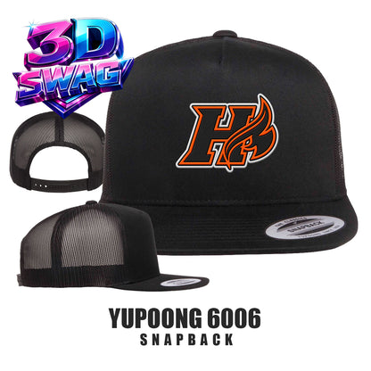 Harrisburg Heat Softball - Yupoong 6006 Adult 5-Panel Classic Trucker Cap