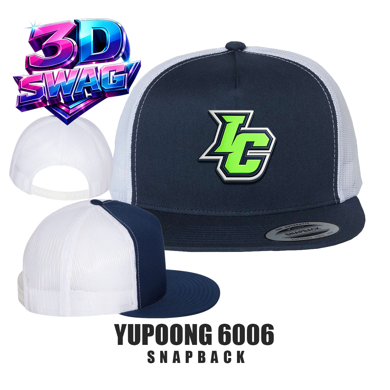 Indy Clutch Baseball - Yupoong 6006 Adult 5-Panel Classic Trucker Cap