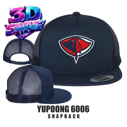 Pasco Stingers Baseball - Yupoong 6006 Adult 5-Panel Classic Trucker Cap