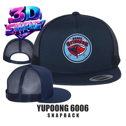 Pasco Stingers Baseball - Yupoong 6006 Adult 5-Panel Classic Trucker Cap