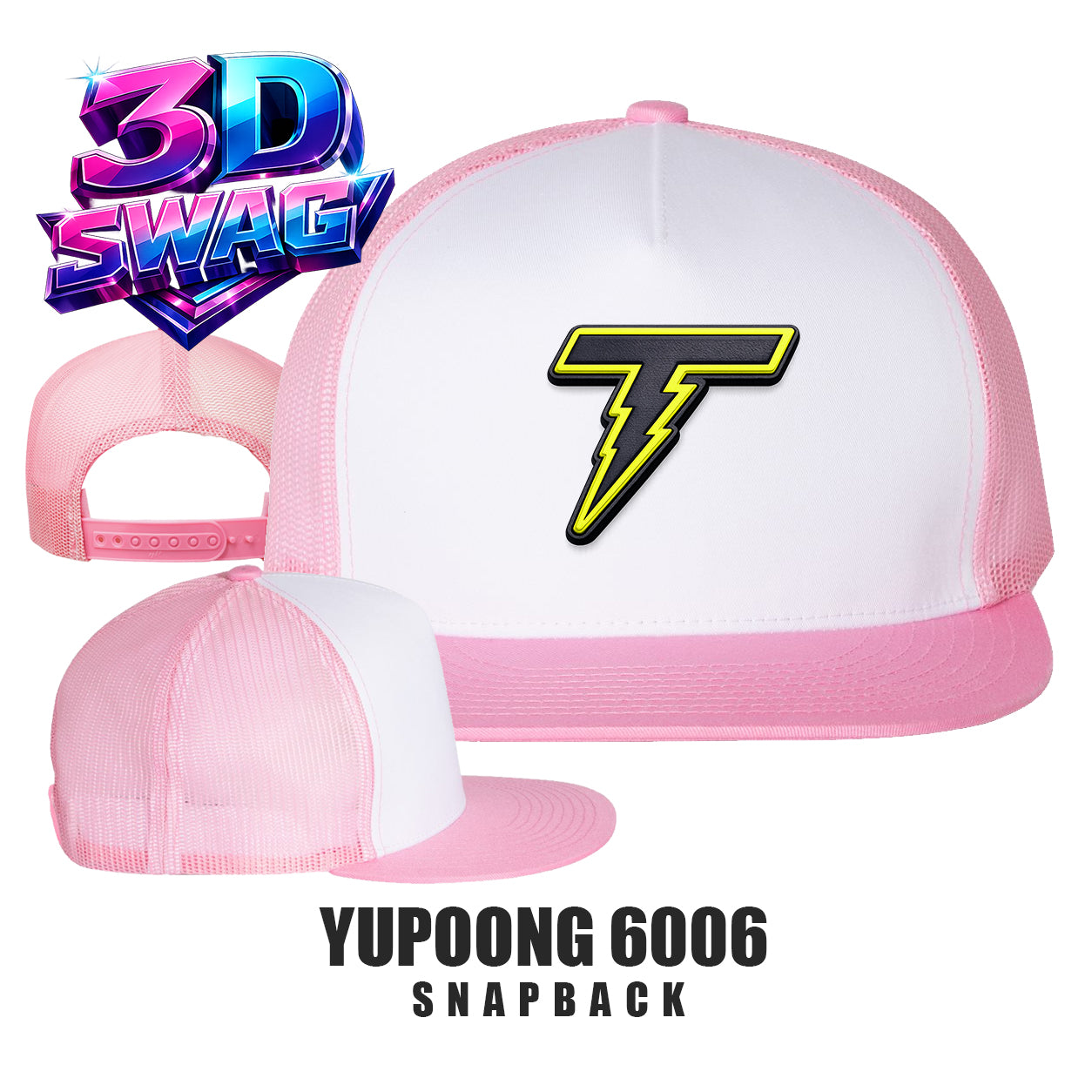 THUNDER - Yupoong 6006 Adult 5-Panel Classic Trucker Cap