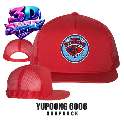 Pasco Stingers Baseball - Yupoong 6006 Adult 5-Panel Classic Trucker Cap
