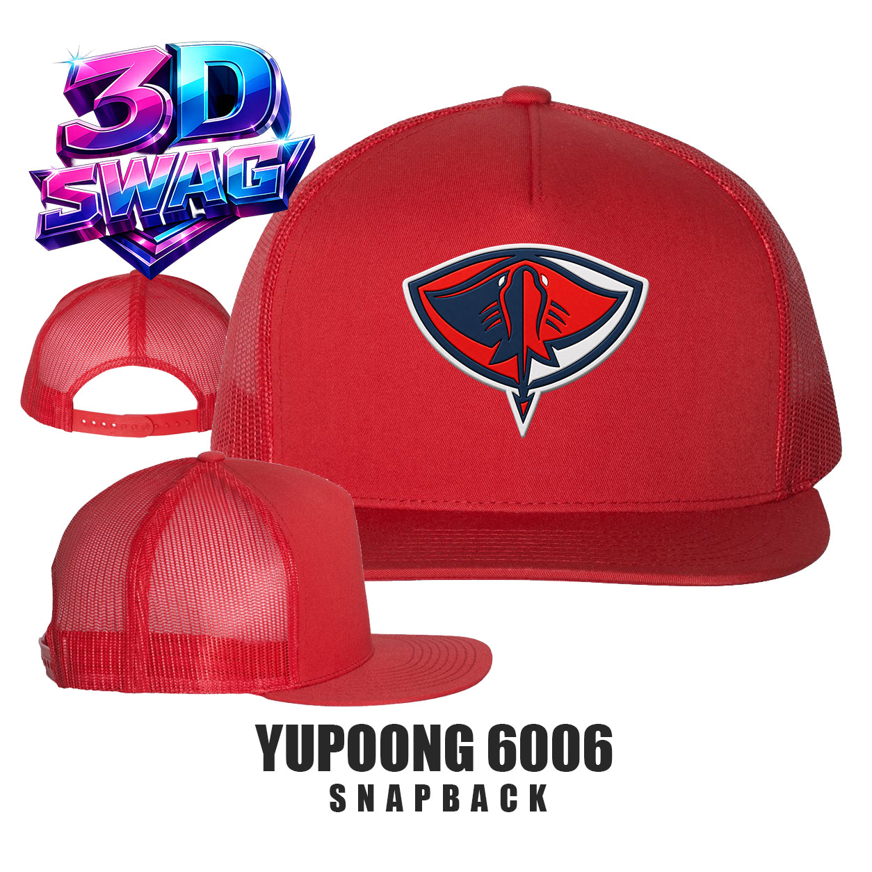 Pasco Stingers Baseball - Yupoong 6006 Adult 5-Panel Classic Trucker Cap