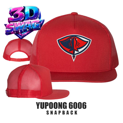 Pasco Stingers Baseball - Yupoong 6006 Adult 5-Panel Classic Trucker Cap