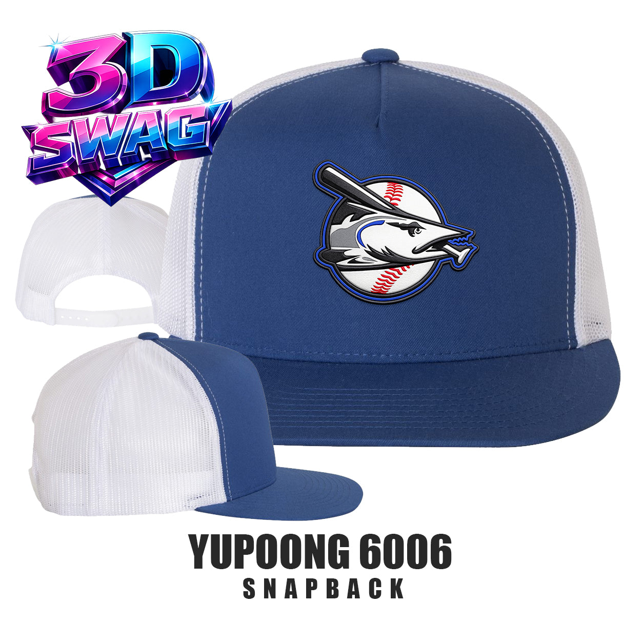 Jax Beach Baseball - Yupoong 6006 Adult 5-Panel Classic Trucker Cap