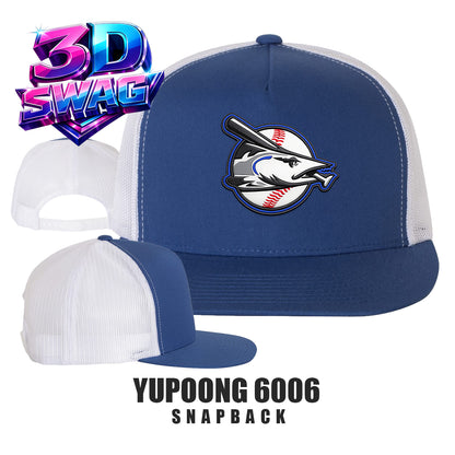 Jax Beach Baseball - Yupoong 6006 Adult 5-Panel Classic Trucker Cap