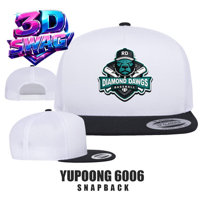 DIAMOND DAWGS - Yupoong 6006 Adult 5-Panel Classic Trucker Cap