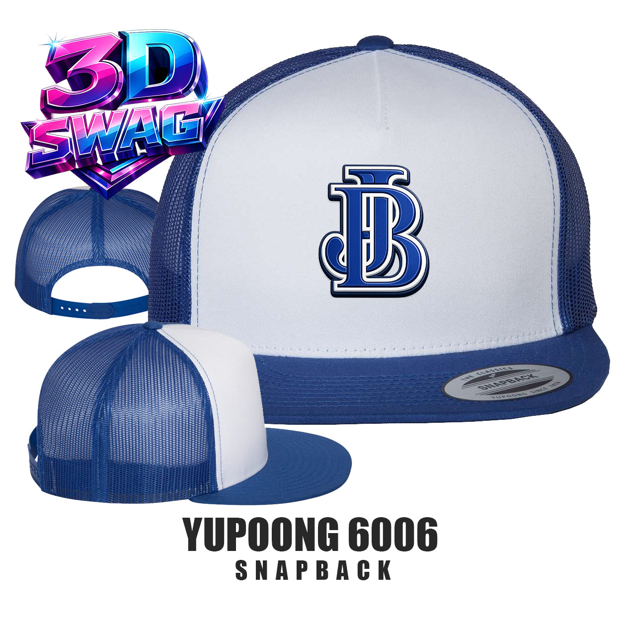 Jax Beach Baseball - Yupoong 6006 Adult 5-Panel Classic Trucker Cap