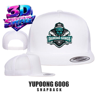 DIAMOND DAWGS - Yupoong 6006 Adult 5-Panel Classic Trucker Cap