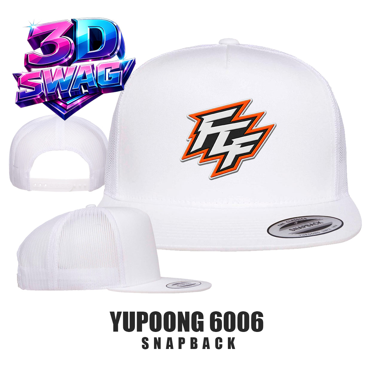 FCF Flight Baseball - Yupoong 6006 Adult 5-Panel Classic Trucker Cap