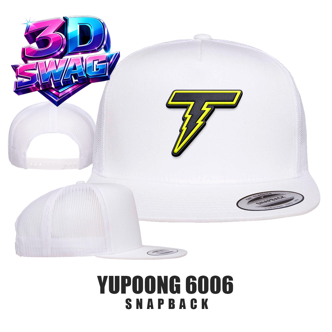 THUNDER - Yupoong 6006 Adult 5-Panel Classic Trucker Cap