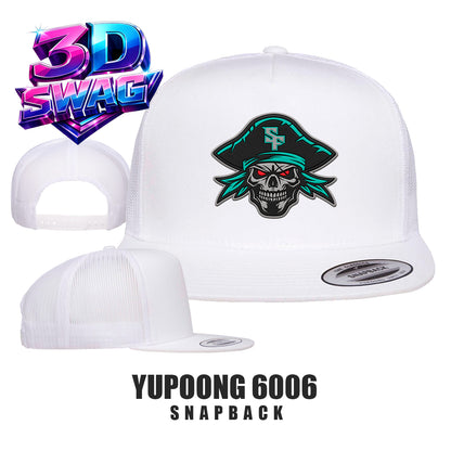 South Florida Pirates - Yupoong 6006 Adult 5-Panel Classic Trucker Cap