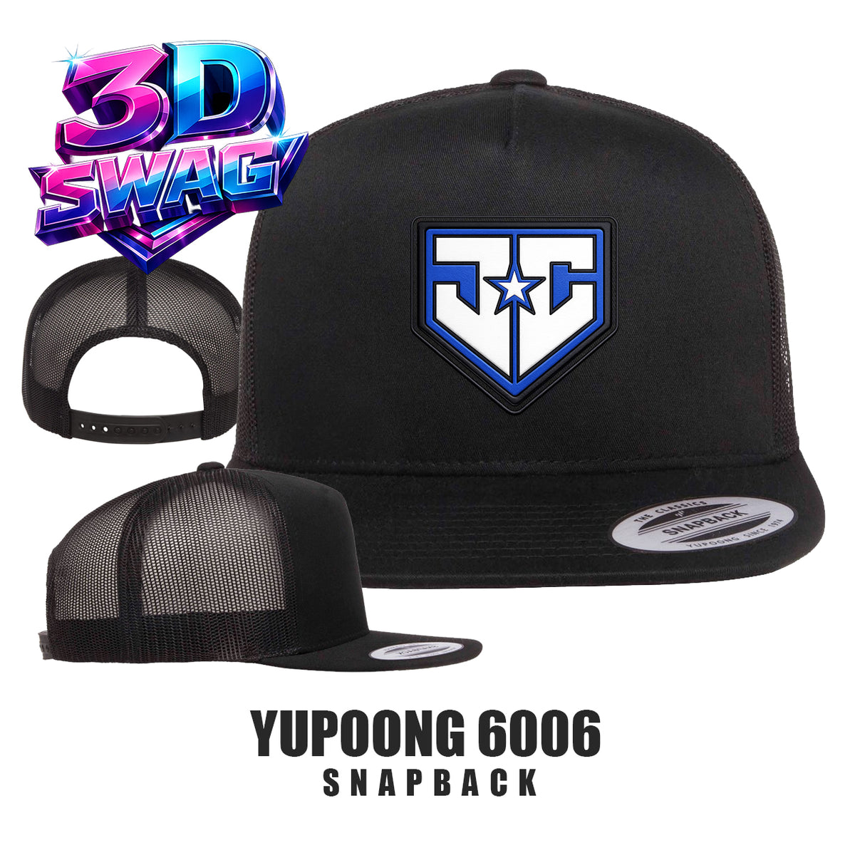 JCB - Yupoong 6006 Adult 5-Panel Classic Trucker Cap