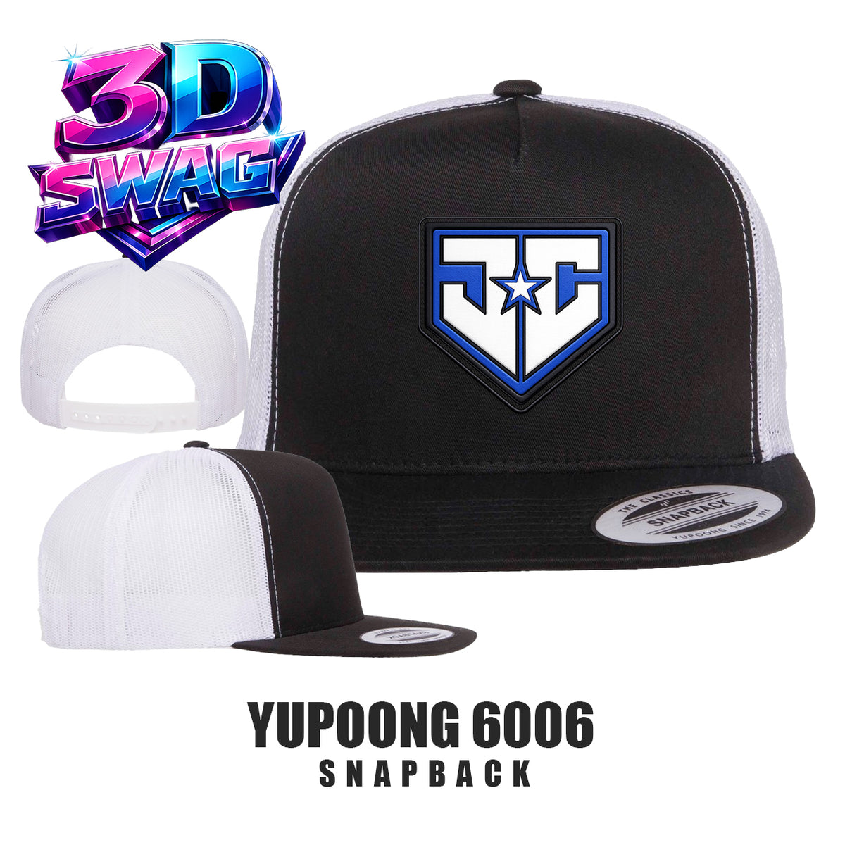JCB - Yupoong 6006 Adult 5-Panel Classic Trucker Cap