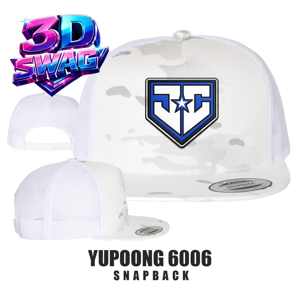 JCB - Yupoong 6006 Adult 5-Panel Classic Trucker Cap